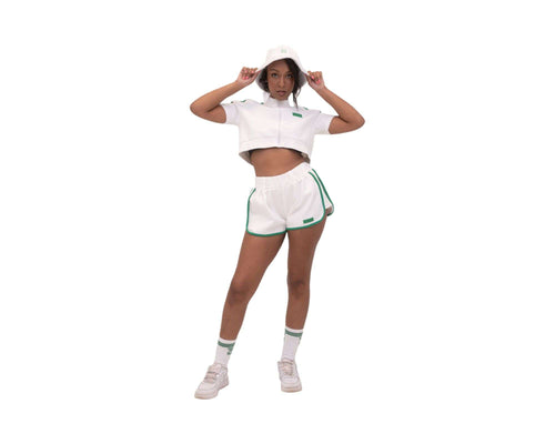 Set suits - Green emblem on white image